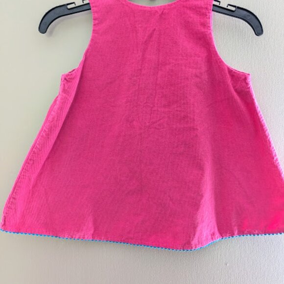 Little Girls 2 Piece Outfit Set Pink Corduroy Pants and Jumper Cupcakes Size 5 - Picture 3 of 7